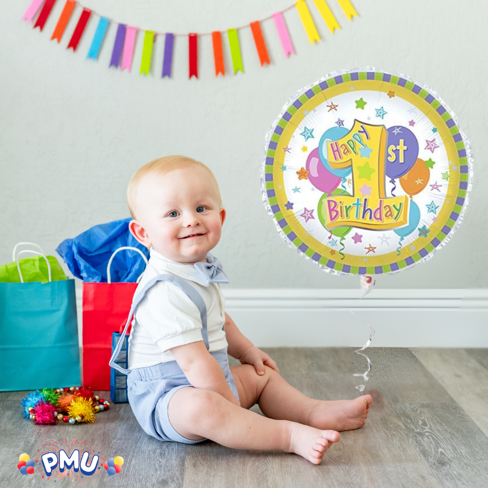 PMU Happy Birthday 18 Inch Mylar-Foil Balloon