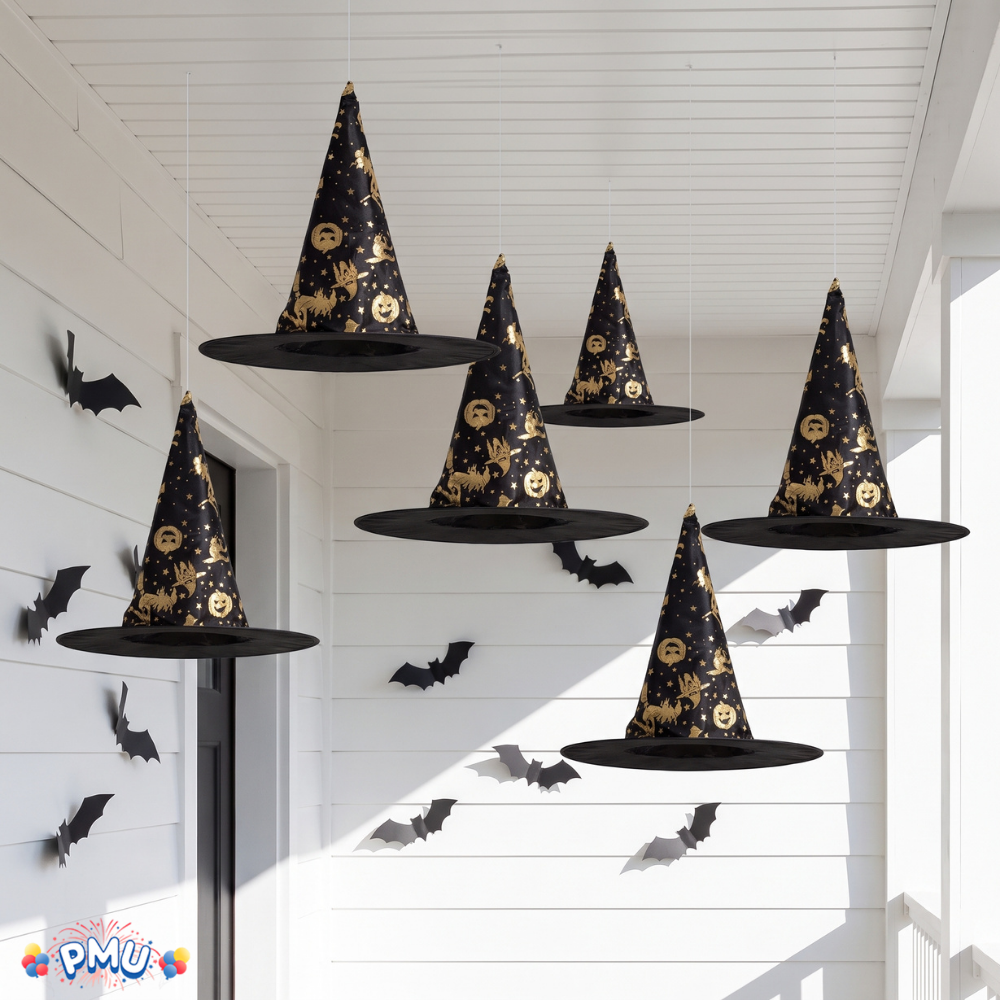 PMU Halloween Party Accessories Decoration Costume Witch Hats