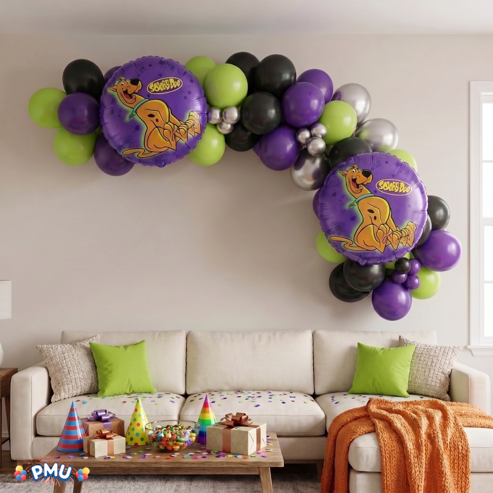 PMU Scooby-Do 27 Inch Mylar Balloon For Birthday, Party Supplies & Decorations Purple