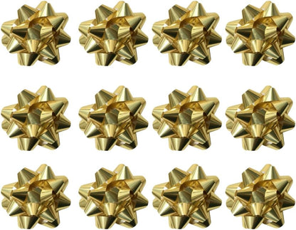 PMU Decorative Confetti Gift Bows (12/Pkg) Pkg/1