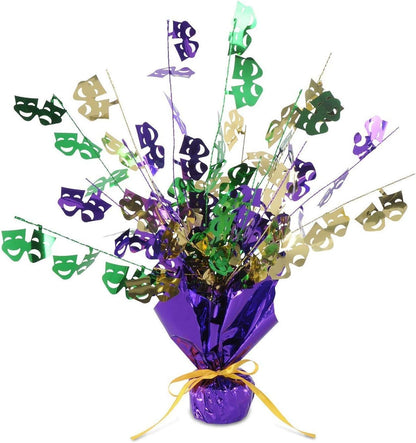 PMU Starburst Balloon Centerpiece - Beautiful Table Centerpieces for Memorial Day, Birthdays, Halloween, Veterans Day Party & Independence Day Celebration - 15in / 7.34cm
