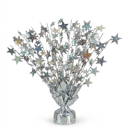 PMU Starburst Balloon Centerpiece - Beautiful Table Centerpieces for Memorial Day, Birthdays, Halloween, Veterans Day Party & Independence Day Celebration - 15in / 7.34cm