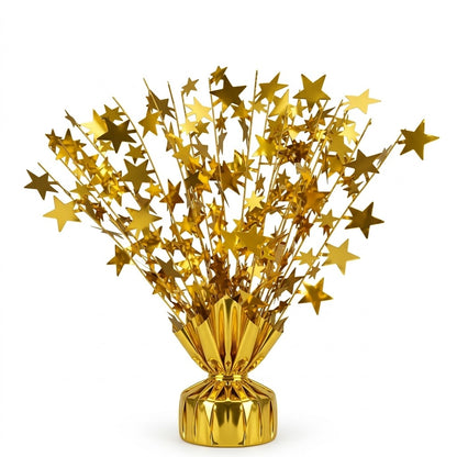 PMU Starburst Balloon Centerpiece - Beautiful Table Centerpieces for Memorial Day, Birthdays, Halloween, Veterans Day Party & Independence Day Celebration - 15in / 7.34cm