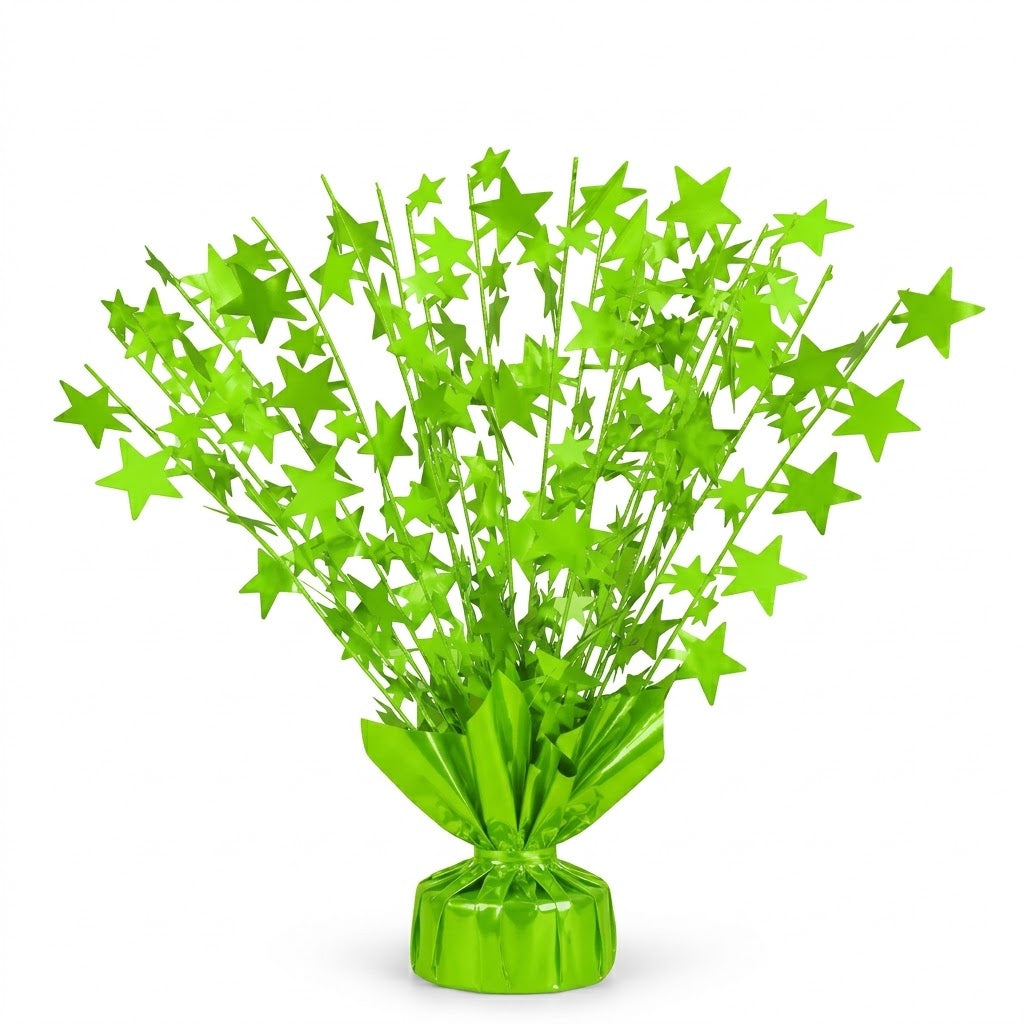 PMU Starburst Balloon Centerpiece - Beautiful Table Centerpieces for Memorial Day, Birthdays, Halloween, Veterans Day Party & Independence Day Celebration - 15in / 7.34cm