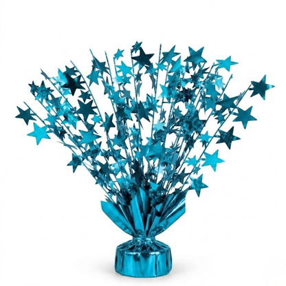 PMU Starburst Balloon Centerpiece - Beautiful Table Centerpieces for Memorial Day, Birthdays, Halloween, Veterans Day Party & Independence Day Celebration - 15in / 7.34cm