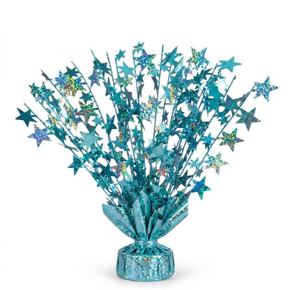 PMU Starburst Balloon Centerpiece - Beautiful Table Centerpieces for Memorial Day, Birthdays, Halloween, Veterans Day Party & Independence Day Celebration - 15in / 7.34cm