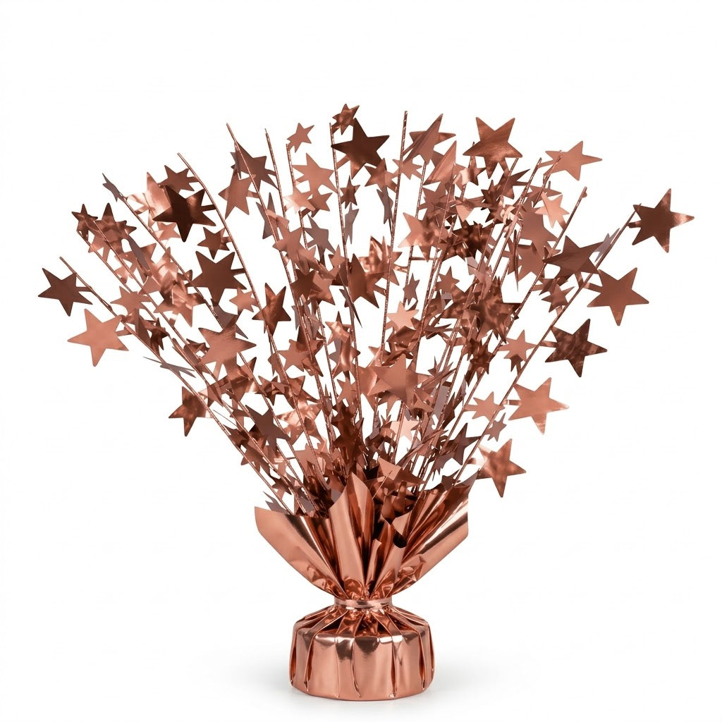PMU Starburst Balloon Centerpiece - Beautiful Table Centerpieces for Memorial Day, Birthdays, Halloween, Veterans Day Party & Independence Day Celebration - 15in / 7.34cm