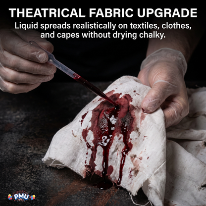PMU Fake Blood, Halloween Costume Makeup, Fake Blood for Costumes