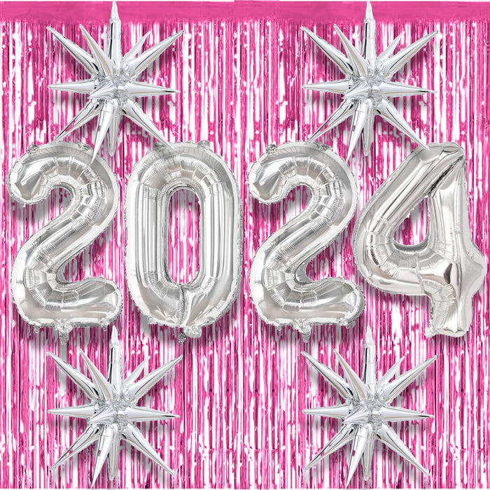 PMU 2024 Graduation - New Years Balloons Curtain Backdrop Party Kit Decorations