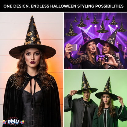 PMU Halloween Party Accessories Decoration Costume Witch Hats