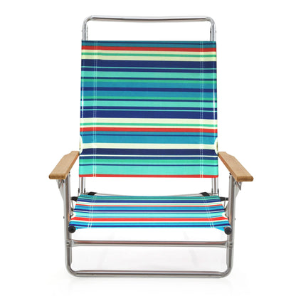 PMU Beach Chair 3 Position Lay-Flat Pkg/1