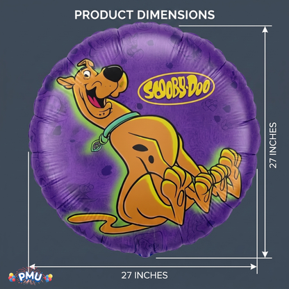 PMU Scooby-Do 27 Inch Mylar Balloon For Birthday, Party Supplies & Decorations Purple