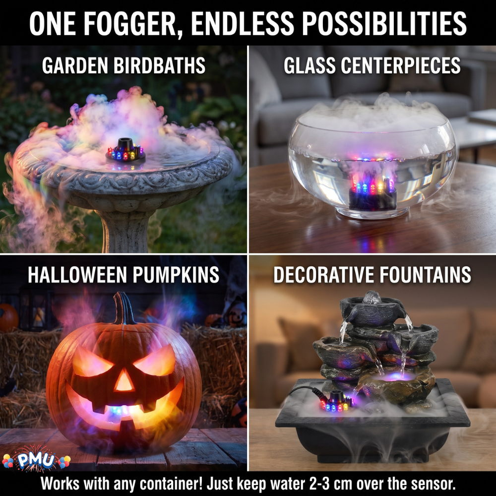 PMU Halloween Cauldron - Blow Mold Plastic Party Accessory - Candy Holder for Kids - Halloween Party Favors & Supplies - 8 Inch