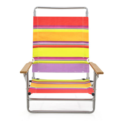 PMU Beach Chair 3 Position Lay-Flat Pkg/1