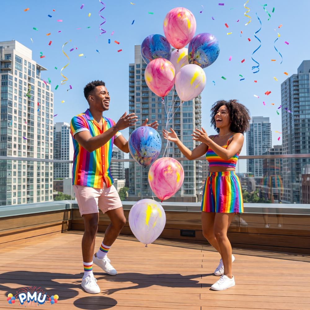 PMU 12 Inch PartyTex Premium Latex Balloon