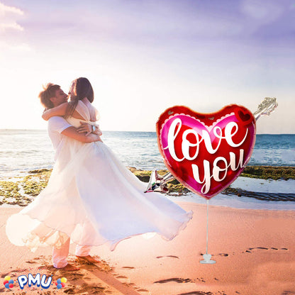 PMU Valentine's Day Mylar - Foil Balloons Proposal, Special Events, Photo Props Party Decoration and Accessories