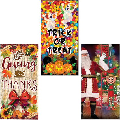 PMU Door Covers - Thanksgiving Door Covers - Thanksgiving Banner - Front Door Cover for Thanksgiving
