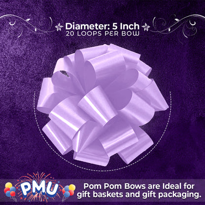PMU Pom Pom - Pull Out Bows 5 Inch - 20 Loops