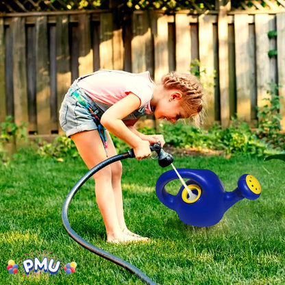 PMU 2 Gallon Watering Can - Garden Watering Can for Indoor & Outdoor Plants - Plastic Water Can with Detachable Sprinkler Head - Large Water Pot, Made in USA