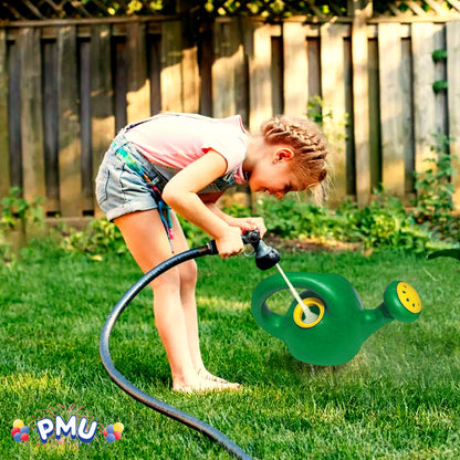 PMU 2 Gallon Watering Can - Garden Watering Can for Indoor & Outdoor Plants - Plastic Water Can with Detachable Sprinkler Head - Large Water Pot, Made in USA