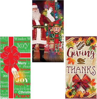 PMU Door Covers - Thanksgiving Door Covers - Thanksgiving Banner - Front Door Cover for Thanksgiving