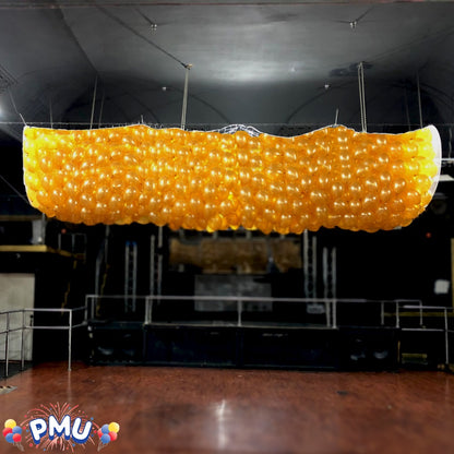 PMU Balloon Release - Reusable Balloon Netting - Balloon Drop Release for Birthday Celebration, Graduation, New Year’s Eve Party Supplies