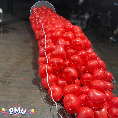 PMU Balloon Release - Reusable Balloon Netting - Balloon Drop Release for Birthday Celebration, Graduation, New Year’s Eve Party Supplies