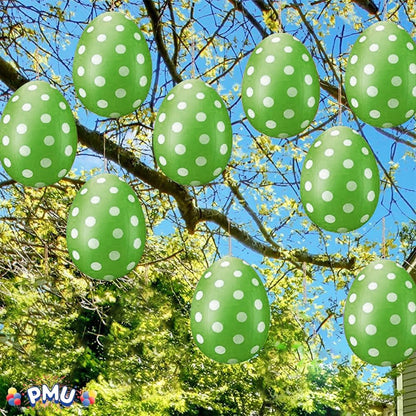 PMU Easter Celebrations Blow Molded Easter Eggs Decorations 16 inch - Lawn Decoration, Easter Party Accessories