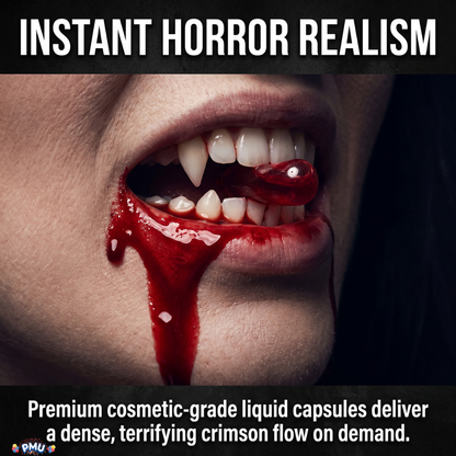 PMU Fake Blood, Halloween Costume Makeup, Fake Blood for Costumes