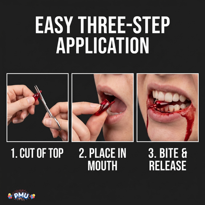 PMU Fake Blood, Halloween Costume Makeup, Fake Blood for Costumes