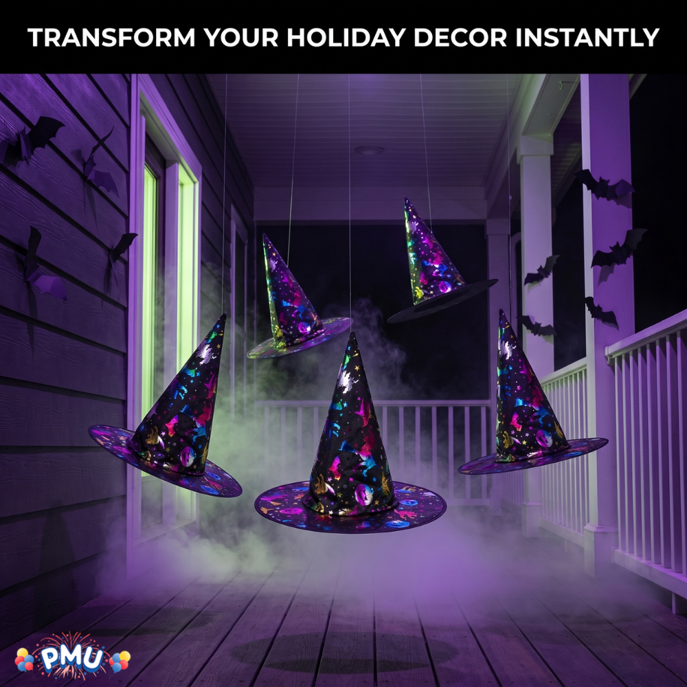 PMU Halloween Party Accessories Decoration Costume Witch Hats