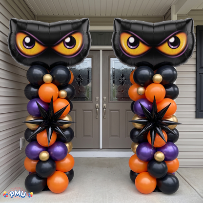 PMU Halloween Mylar Foil Balloons for Halloween Party Decorations, Haunted House, Photo Booth & Spooky Celebrations