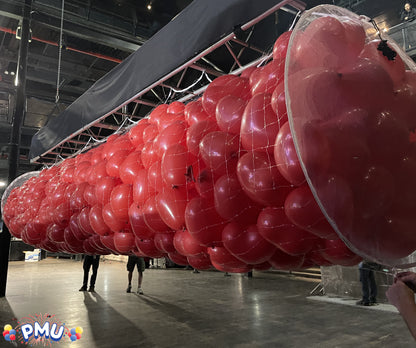 PMU Balloon Release - Reusable Balloon Netting - Balloon Drop Release for Birthday Celebration, Graduation, New Year’s Eve Party Supplies