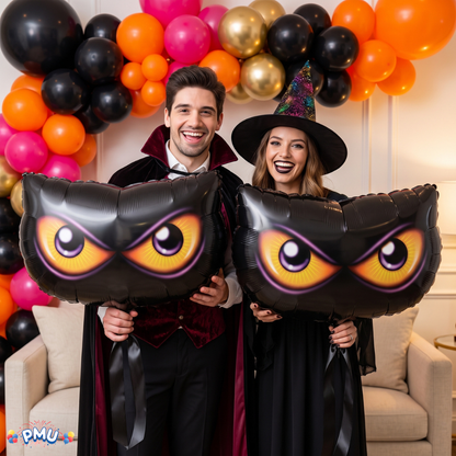 PMU Halloween Mylar Foil Balloons for Halloween Party Decorations, Haunted House, Photo Booth & Spooky Celebrations