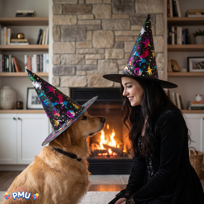 PMU Halloween Party Accessories Decoration Costume Witch Hats