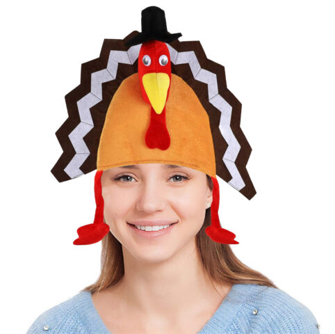 PMU Thanksgiving Turkey Hats Party Costumes and Accessories