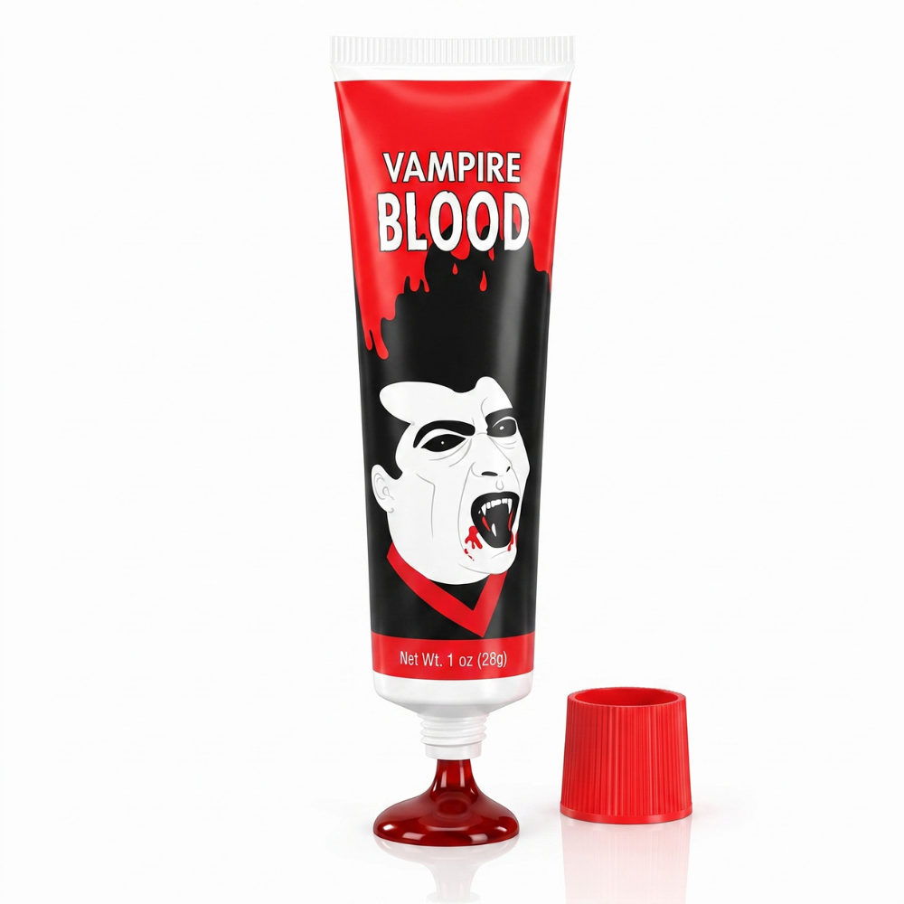 PMU Fake Blood, Halloween Costume Makeup, Fake Blood for Costumes