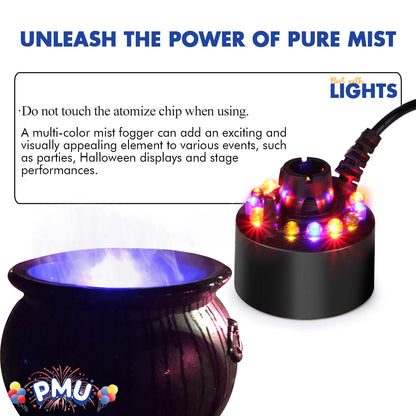 PMU Halloween Cauldron - Multi-Pack Assortment Plastic Candy Holder for Kids - Halloween Party Favors & Supplies