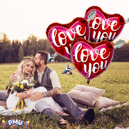 PMU Valentine's Day Mylar - Foil Balloons Proposal, Special Events, Photo Props Party Decoration and Accessories