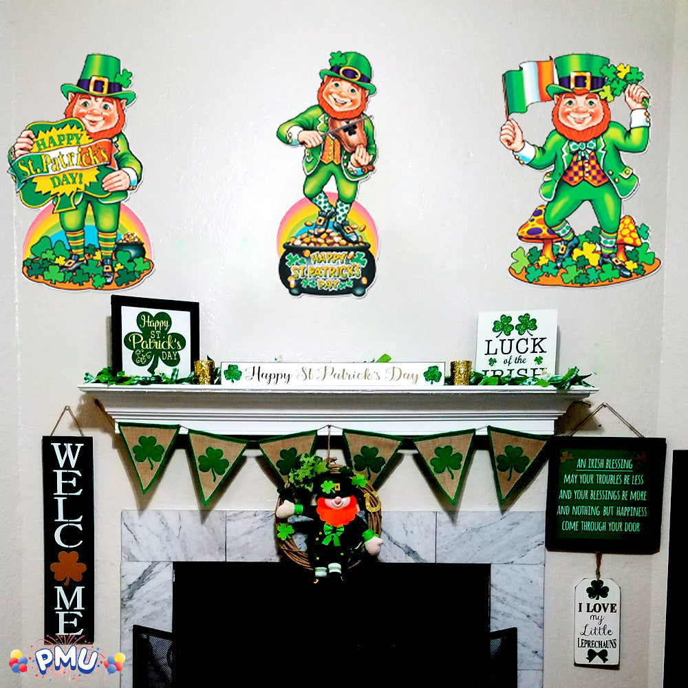 PMU Happy St Patrick's Day Decoration Party Accessories