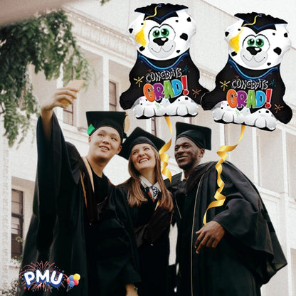 PMU Graduation Congrats Grad Star Shape 30 Inch Mylar Balloon