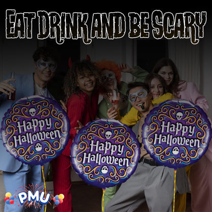 PMU Halloween Balloon 18 inch Mylar-Foil