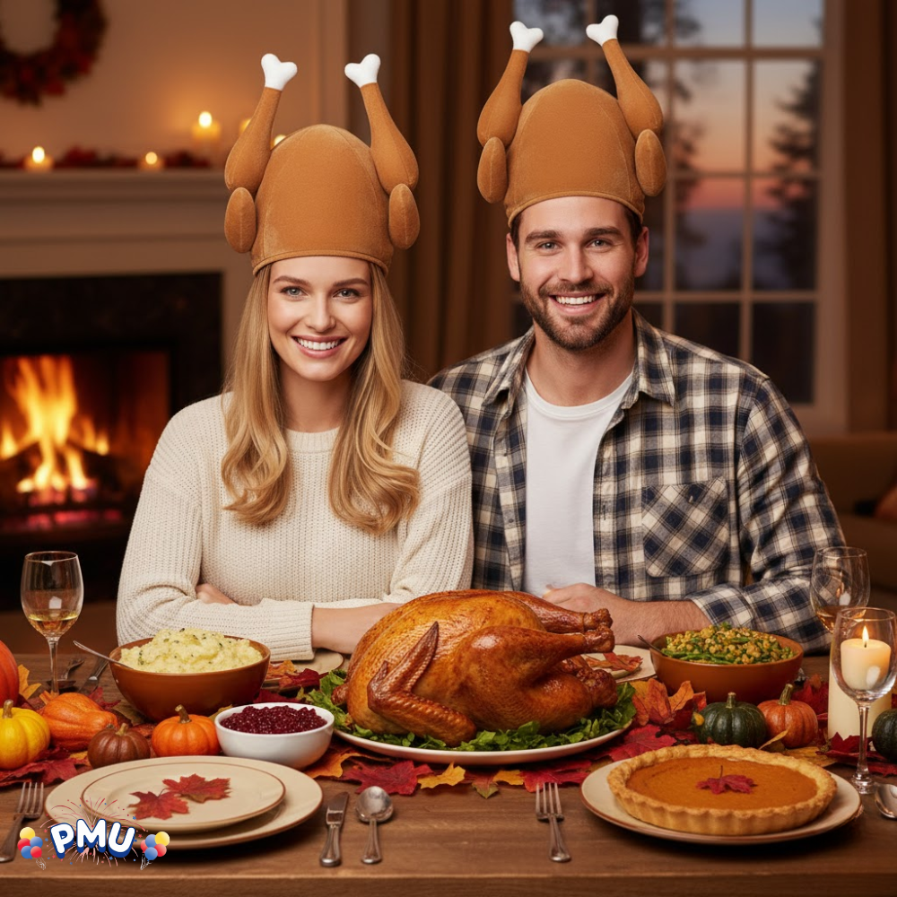 PMU Thanksgiving Turkey Hats Party Costumes and Accessories