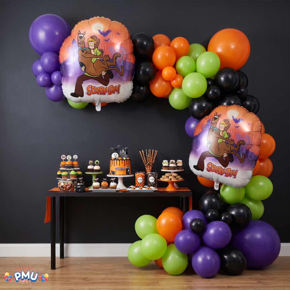 PMU 25 Pc Scooby-Doo 36 Inch Mylar Balloon For Birthday, Party Supplies & Decorations Halloween