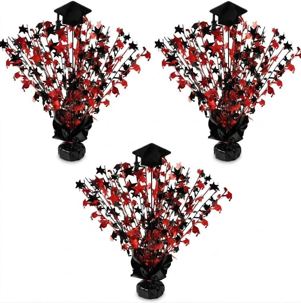 PMU Graduation Balloon Weights, Graduation Centerpieces for Table, Grad Party Decorations 15in / 7.34cm