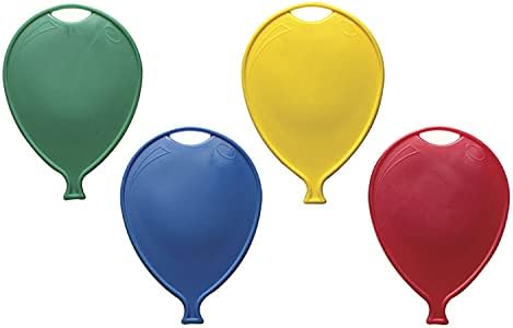 PMU 80-gram Heavy Balloon Weights Plastic Primary Colors Assortment Balloon Shape (Pkg of10)