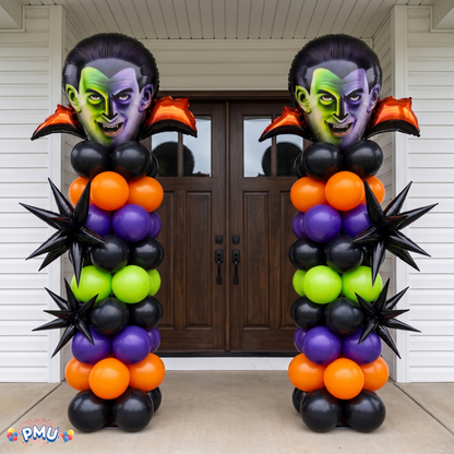 PMU Halloween Mylar Foil Balloons for Halloween Party Decorations, Haunted House, Photo Booth & Spooky Celebrations