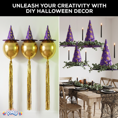 PMU Halloween Party Accessories Decoration Costume Witch Hats