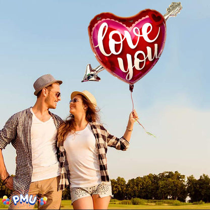 PMU Valentine's Day Mylar - Foil Balloons Proposal, Special Events, Photo Props Party Decoration and Accessories