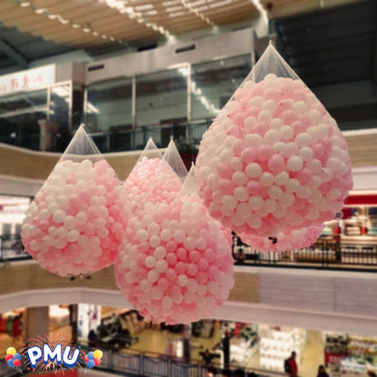 PMU Balloon Release - Reusable Balloon Netting - Balloon Drop Release for Birthday Celebration, Graduation, New Year’s Eve Party Supplies